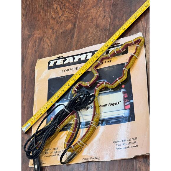 Teamlite Car vehicle home window suction Light sports team football NFL Chiefs - Picture 4 of 7